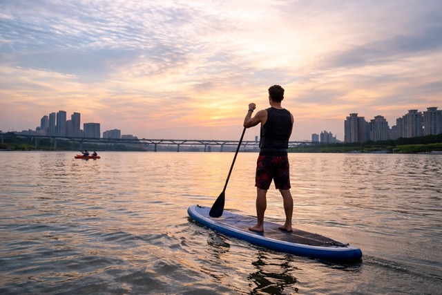 서울 데이트-한강-서핑