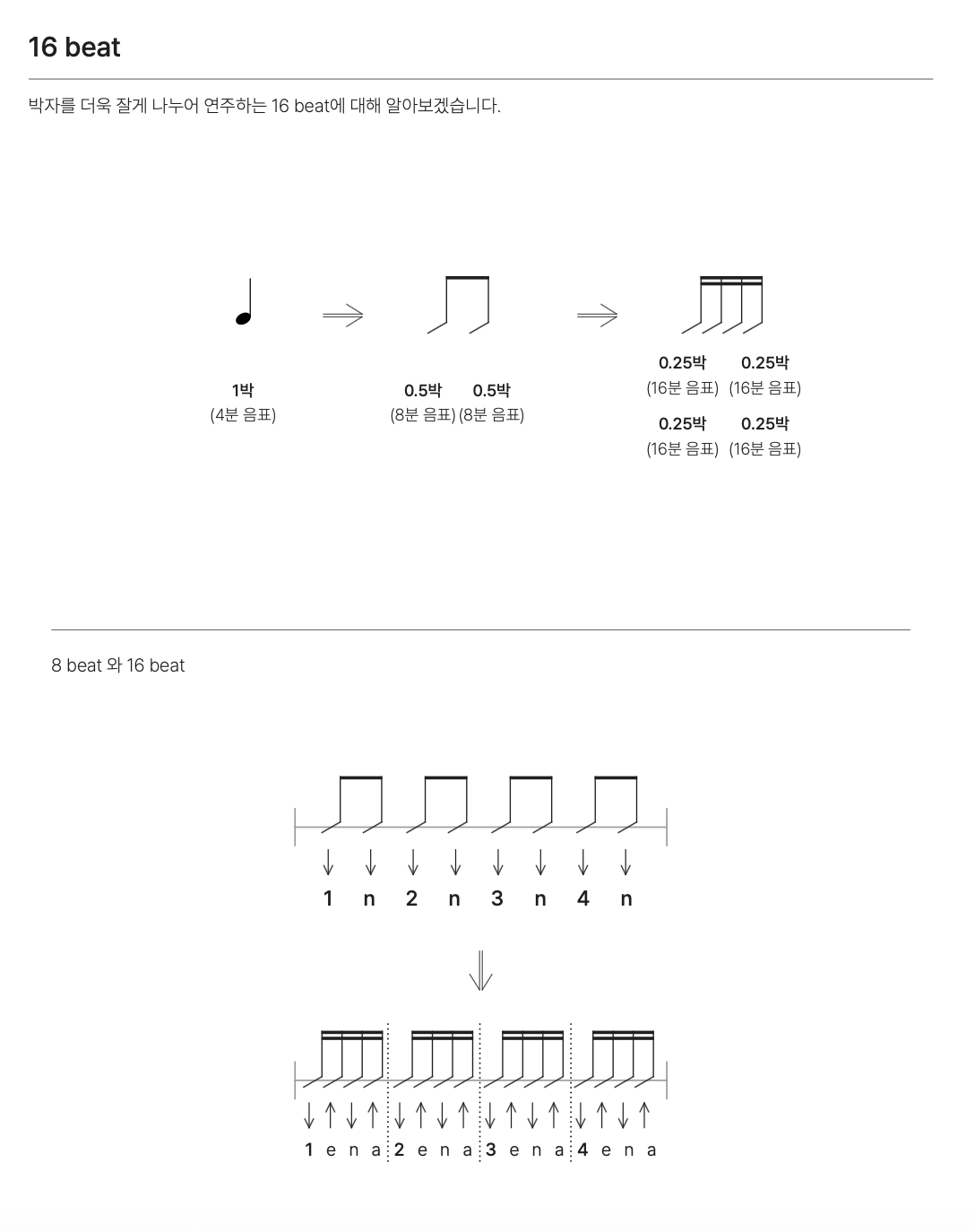 16 beat 연습