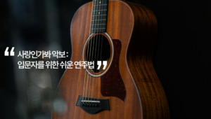 사랑인가봐 악보 입문자를 위한 쉬운 연주법